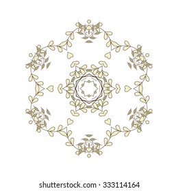 Gorgeous symmetrical patchwork pattern. Colorful floral ornament tiles. For different design uses, as wallpaper, pattern fills, web page background, surface textures for print and daily production.