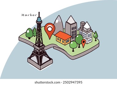 Magnífico Vector Sueños de París