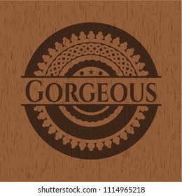 Gorgeous wood emblem. Retro