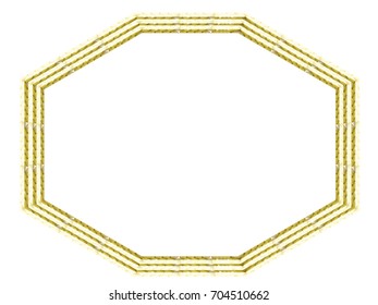 Gorgeous yellow diamond texture border, box, ornament, vector data