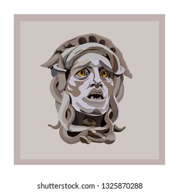 Gorgon. Vector illustration.