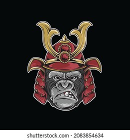gorila kong the last ronin samurai japan artwork