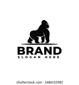 Gorila Mascot Logo  Animal Silverback