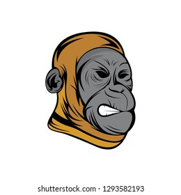 gorilla animal vector