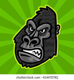 Gorilla Ape Monkey Face
