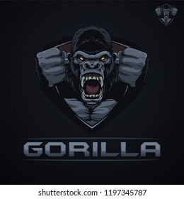 Gorilla Badge Logo