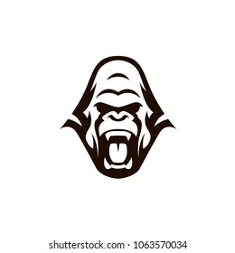 Gorilla balck and white logo mark