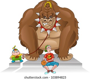 Gorilla bodyguard