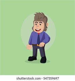 gorilla business illustration design