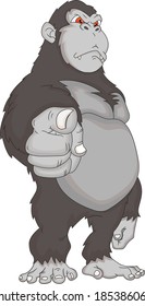 gorilla cartoon