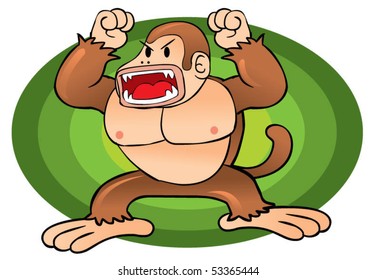 Gorilla cartoon