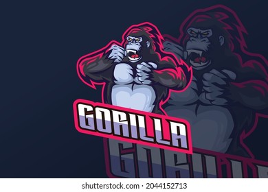 Gorilla - Plantilla de logotipo de salida