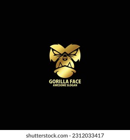 diseño de logotipo de gorila