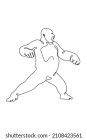 Gorilla fight its opponent to approve who is the strongest.