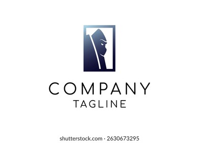 Gorila em design de logotipo quadro