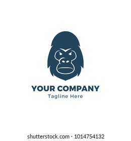 Gorilla Head Logo Template