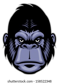 gorilla head mascot