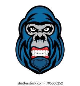 gorilla head mascot