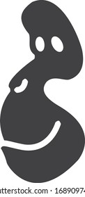 Gorilla head vector, monkey head vector, ape face logo
