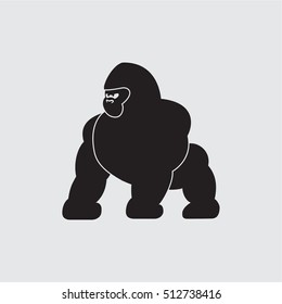 gorilla icon vector