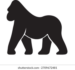 Icono de gorila – Ilustración vectorial