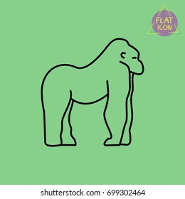 gorilla line icon