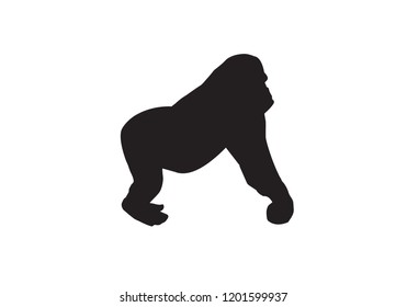 Gorilla logo design animal monkey symbol icon zoo 