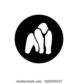 Gorilla Logo Design, icon, Vector, illustration