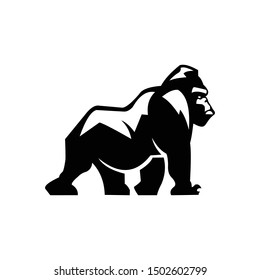 black and white gorilla logo