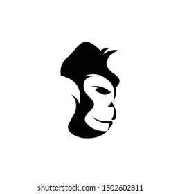 Gorilla Logo Design Icon Vector Illustration Stock Vector (Royalty Free ...