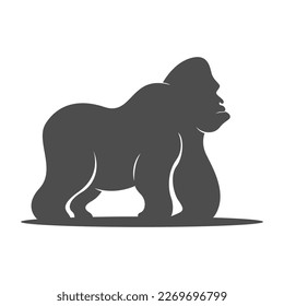 Gorilla logo icon design illustration