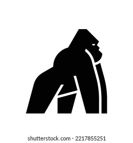 Gorilla Logo. Symboldesign. Vorlagenelemente
