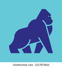 Gorilla Logo. Icon design. Template elements