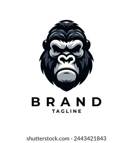 Gorilla logo: Projects strength, intelligence, and dominance, embodying a powerful and commanding brand presence.