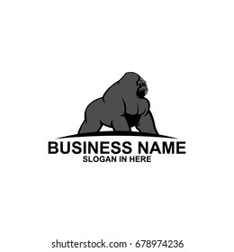 Gorilla Logo Template Design