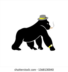gorilla logo vector