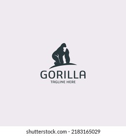 Gorilla Logo vector design images