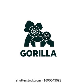 Gorilla Logo Vector and Minimalist