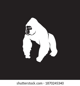 Gorilla logo vector template illustration