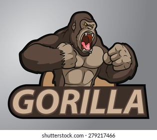 Gorilla mascot