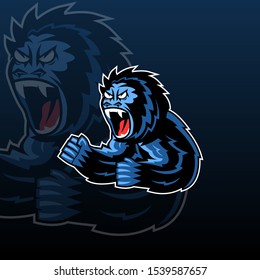 Gorilla Mascot Animal Angry Monkey Talisman Wild