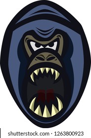 Gorilla mascot logo