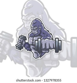 gorilla mascot logo