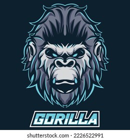 Gorilla mascot with vector style, you can use for brand logo, tshirt or else