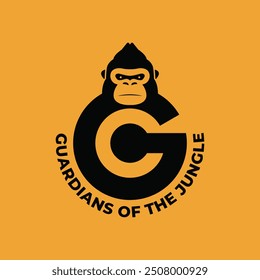 The Gorilla Minimalist Logo is a sleek, full vector design that captures the power and intensity of a gorilla with clean, bold lines. Ideal for modern brands, it offers a strong, memorable identity wi