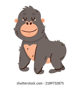 gorilla monkey animal wild character