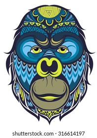 Gorilla. Monkey.2016 - year of the monkey