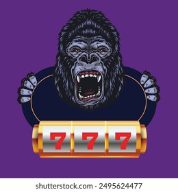 Gorilla, slot, win, casino, 777
