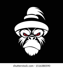 gorilla sport logo vector image