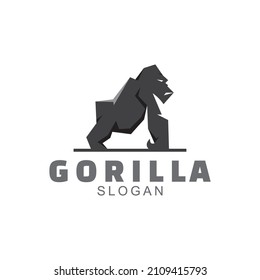 Gorilla vector logo design template
